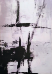 Imagen de diseño / Abstracto | MA030 | Abstracto blanco y negro I