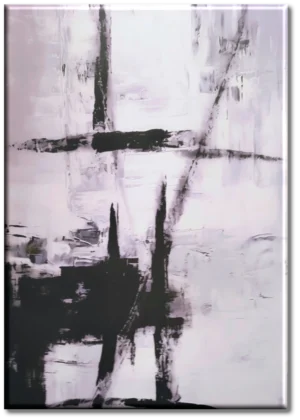 Imagen de diseño / Abstracto | MA030 B70100 | Abstracto blanco y negro I