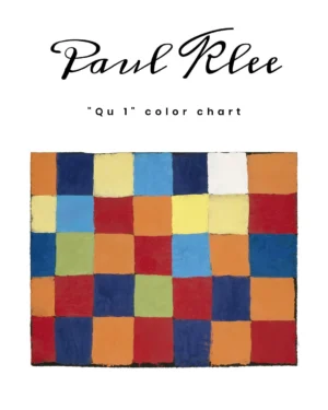 Paul Klee | MA3875526 | "Qu 1" Color chart