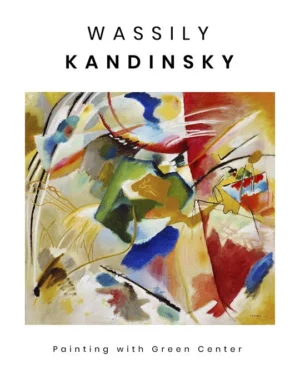 Vassily Kandinsky | MA3875563 | Painting with green center.
