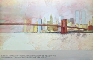 David Linwood | Li0073 | Watercolor of New York