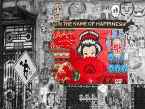 Claudio Sacomano | CS163BWC | In the name of happiness - Grafittis en Baires