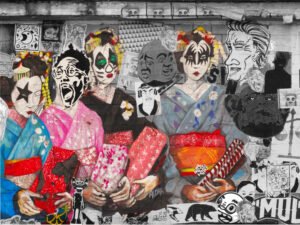 Claudio Sacomano | CS164BWC | Oriental Kiss - Graffitis en Buenos Aires