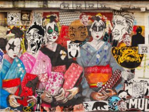 Claudio Sacomano | CS164CO | Oriental Kiss - Graffitis en Buenos Aires