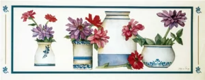 E. Mandlen Naupi | Li1497 | Jarrones con flores