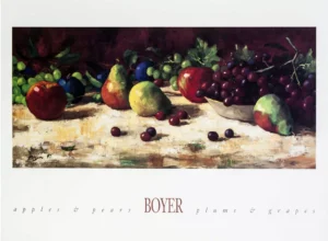 Richard Boyer | Li1513 | Apples & pears, plums & grapes