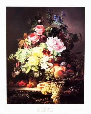 Francois Charette Duval | Li1523 | Still life of roses