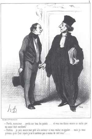 Honoré Daumier | EGRAB001 | Les Gens de Justice, 1845 / L' Appel de la Cour Royale