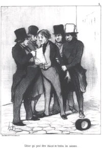 Honoré Daumier | EGRAB003 | Les Gens de Justice, 1845 / Chasse à l Homme