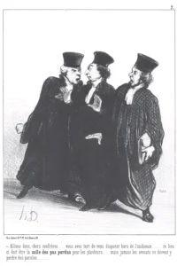 Honoré Daumier | EGRAB007 | Les Gens de Justice, 1845 / La Dispute des Confrères