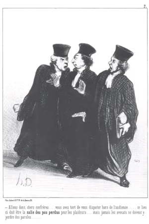 Honoré Daumier | EGRAB007 | Les Gens de Justice, 1845 / La Dispute des Confrères