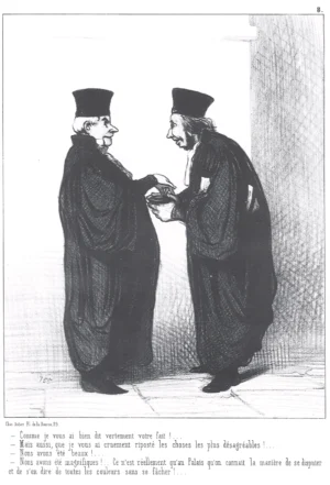 Honoré Daumier | EGRAB008 | Les Gens de Justice, 1845 / L'Éloge Mutuel de l'Avocat