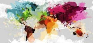 GraphINC | Colourful World Map | IN31853