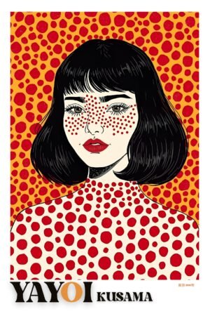 Yayoi Kusama | MA.YAYOI-09 | Tokyo 1998 (Red Dots Exhibition Poster)
