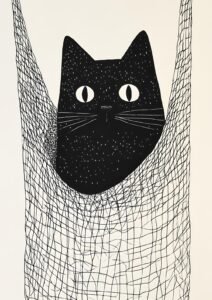 Tatjana Junker | MA.daisy-1 | Black Cat