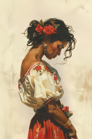 Ludwig Maun | MA.encanto-3  | Mexican Woman with Roses