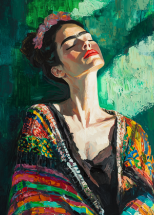Ludwig Maun | MA.fri-3 | Frida Kahlo Portrait in the Sun