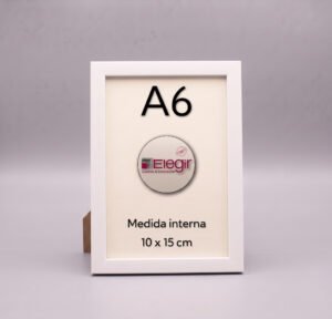 Portarretrato / Marco vacío | A6 | Blanco