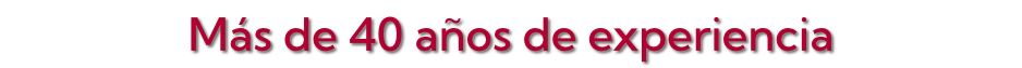 QS_Más de 40 años de experiencia