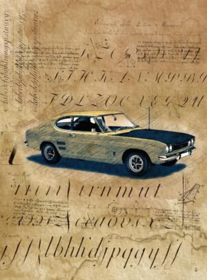 Serie Vintage Cars | VIN13506 | Ford Capri Mk1 - 1969