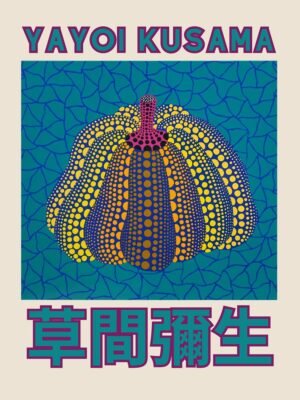 Yayoi Kusama | MA.YK-39 | Pumpkin (Yellow and Blue)