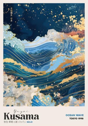 Yayoi Kusama | MA.YK-53 | Ocean Wave - Tokyo 1998
