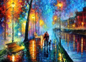 Afremov | A488 | Melody of the Night