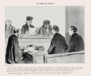 Honoré Daumier | EGRAB004 | Les Gens de Justice, 1845 / Le Jugement Incompréhensible