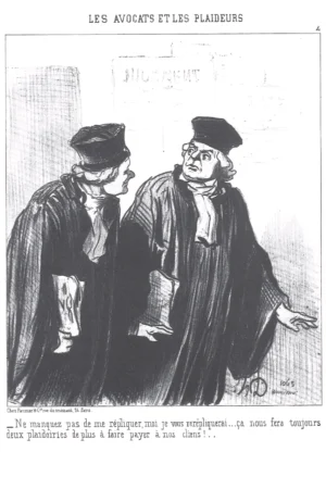 Honoré Daumier | EGRAB004.1 | Serie: Les avocats et les plaideurs, 1851 / L'Accord Secret