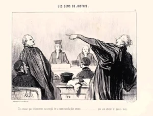 Honoré Daumier | EGRAB006 | Les Gens de Justice, 1845 / La Conviction Véritable de l'Avocat