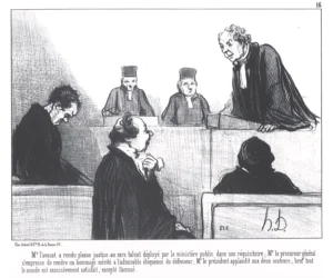 Honoré Daumier | EGRAB016 | Serie: Les Gens de Justice, 1845 / Tout le Monde est Satisfait