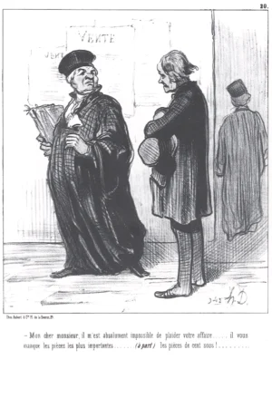 Honoré Daumier | EGRAB020 | Les Gens de Justice, 1845 / Au Prochain Vol