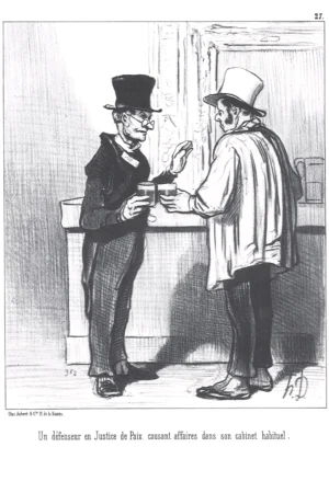 Honoré Daumier | EGRAB027 | Les Gens de Justice, 1845 / Pleurer d'un Œil