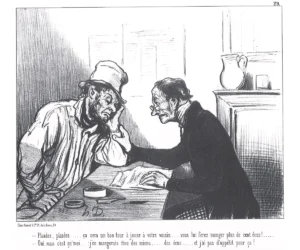 Honoré Daumier | EGRAB029 | Les Gens de Justice, 1845 / La Falsa Conciliación