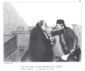 Honoré Daumier | EGRAB031 | Les Gens de Justice, 1845 / Le Cabinet Habituel