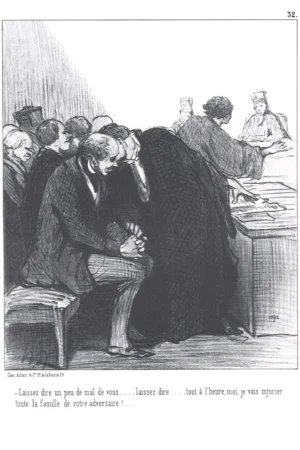 Honoré Daumier | EGRAB032 | Les Gens de Justice, 1845 / L'Injure de l'Adversaire