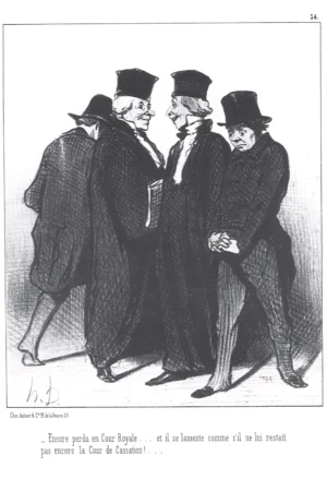 Honoré Daumier | EGRAB034 | Les Gens de Justice, 1845 / La Causa Galante
