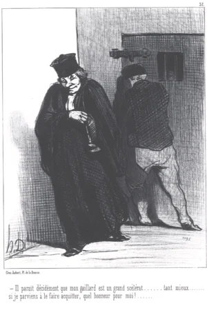 Honoré Daumier | EGRAB037 | Les Gens de Justice, 1845 / Quel Honneur pour Moi!