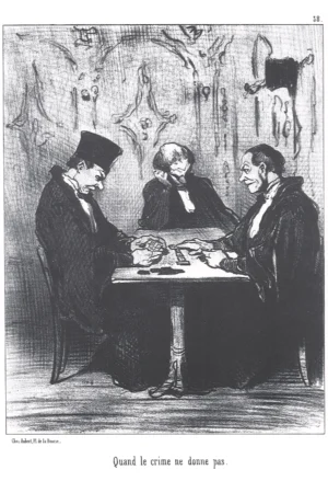 Honoré Daumier | EGRAB038 | Les Gens de Justice, 1845 / Quand le Crime ne Donne pas