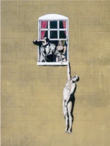 Anonymous (attributed to Banksy) | 3BY2753 | Park Street, Bristo