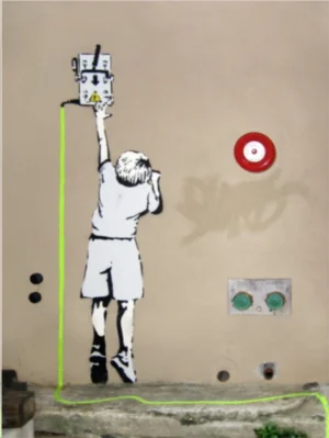 Anonymous (attributed to Banksy) | 3BY2782 | North 6th Avenue, NYC