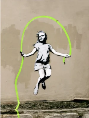 Anonymous (attributed to Banksy) | BY2783 | Girl – North 6th Avenue, NYC