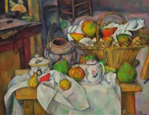 Paul Cezanne | 3PC605 | Still Life with Basket (detail)
