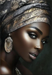 Arte Africano Moderno | CREAT-2 | Brillo de Ébano