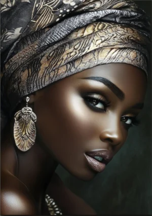 Arte Africano Moderno | CREAT-2 | Brillo de Ébano