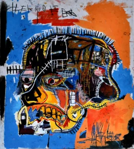 Jean-Michel Basquiat | EBA002 | Untitled (SKULL, 1981)