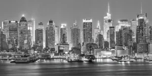 Midtown Manhattan skyline by night | EFO013