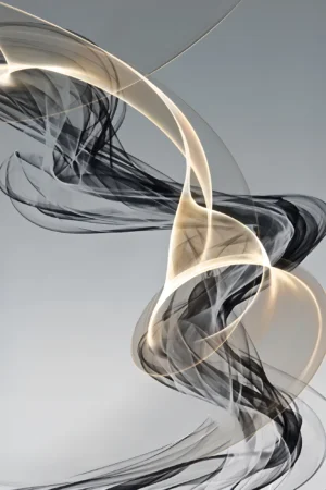 Imagen de diseño / Abstracto | Flujo etéreo II | EAB106
