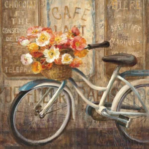 Danhui Nai | M11004 | Bicicleta Vintage con Flores