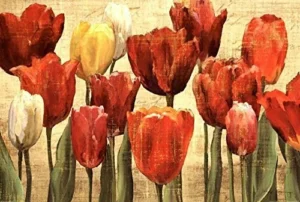 Marilyn Hageman | M2418 | Tulip Fantasy on Cream
